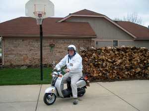 55 year old teacher has new low-cost transportation